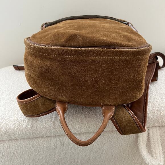 FRYE Chris Suede Leather Backpack Sand main image 6